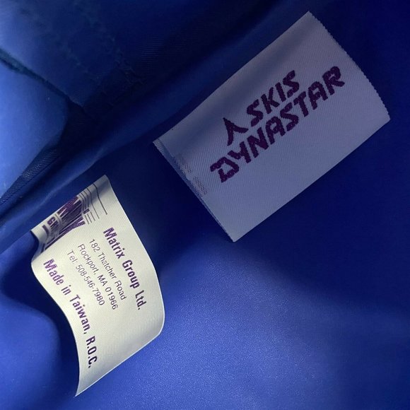 Dynastar Ski Duffle Boot Bag Vintage  Blue Pink - Picture 10 of 10